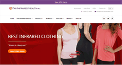 Desktop Screenshot of farinfraredhealth.com